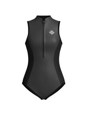 Sleeveless Black 2mm (Front zipper)