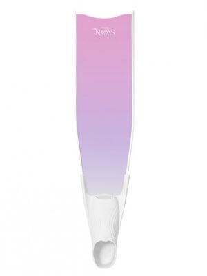 스완 프리다이빙 롱핀 핑크레이크 화이트 (유리섬유)